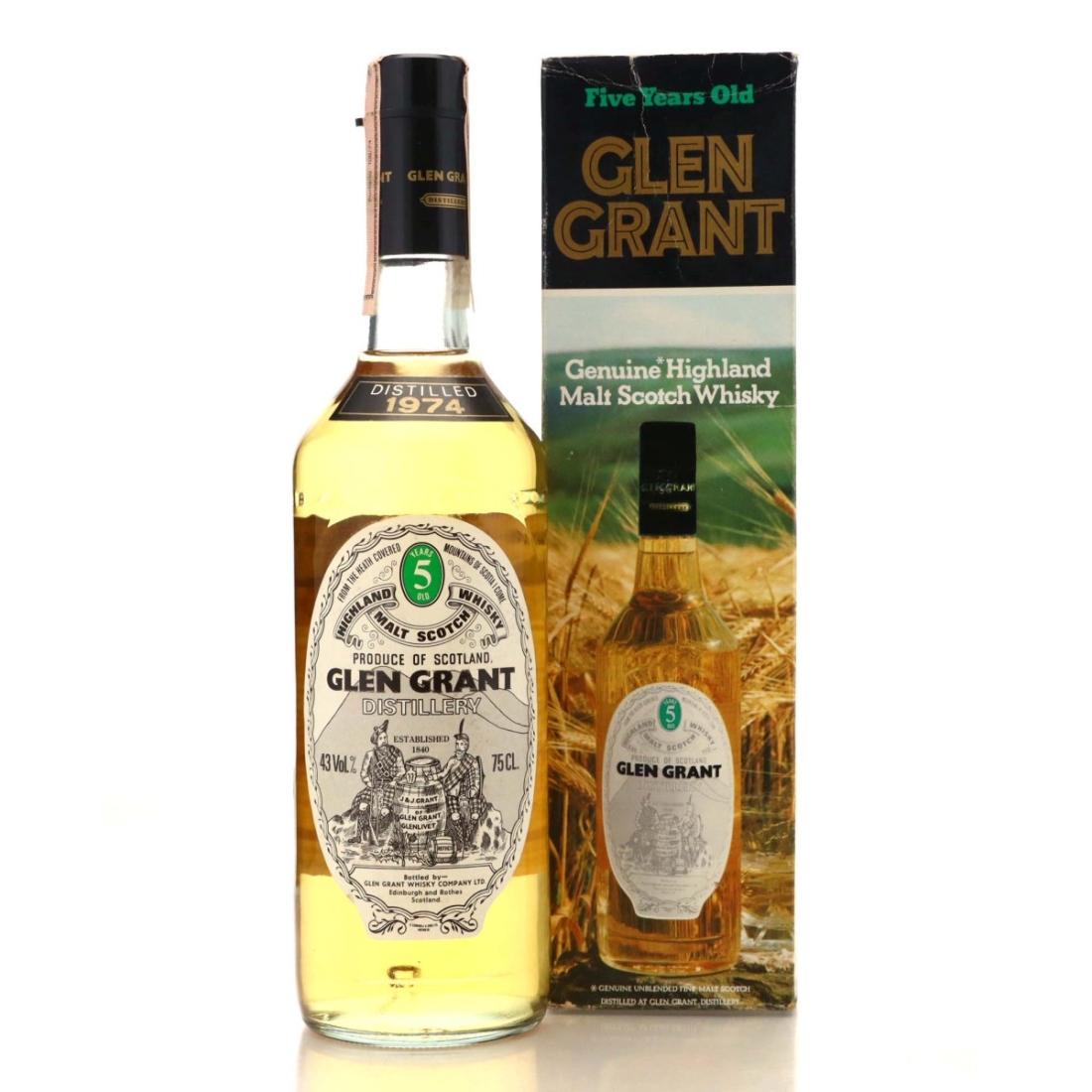 Glen Grant 1974 5 Year Old / Sileno Import