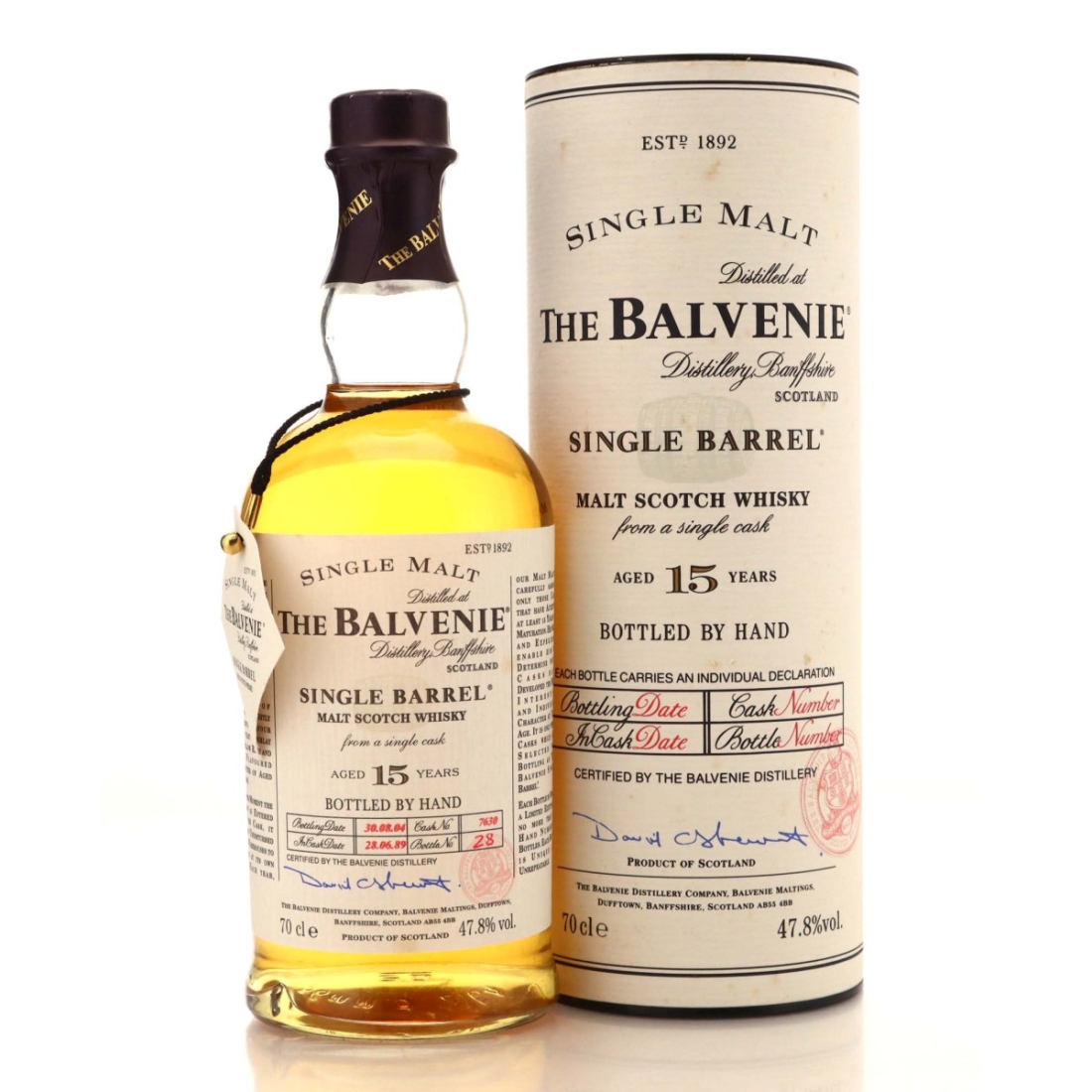 Balvenie 1989 Single Barrel 15 Year Old #7630