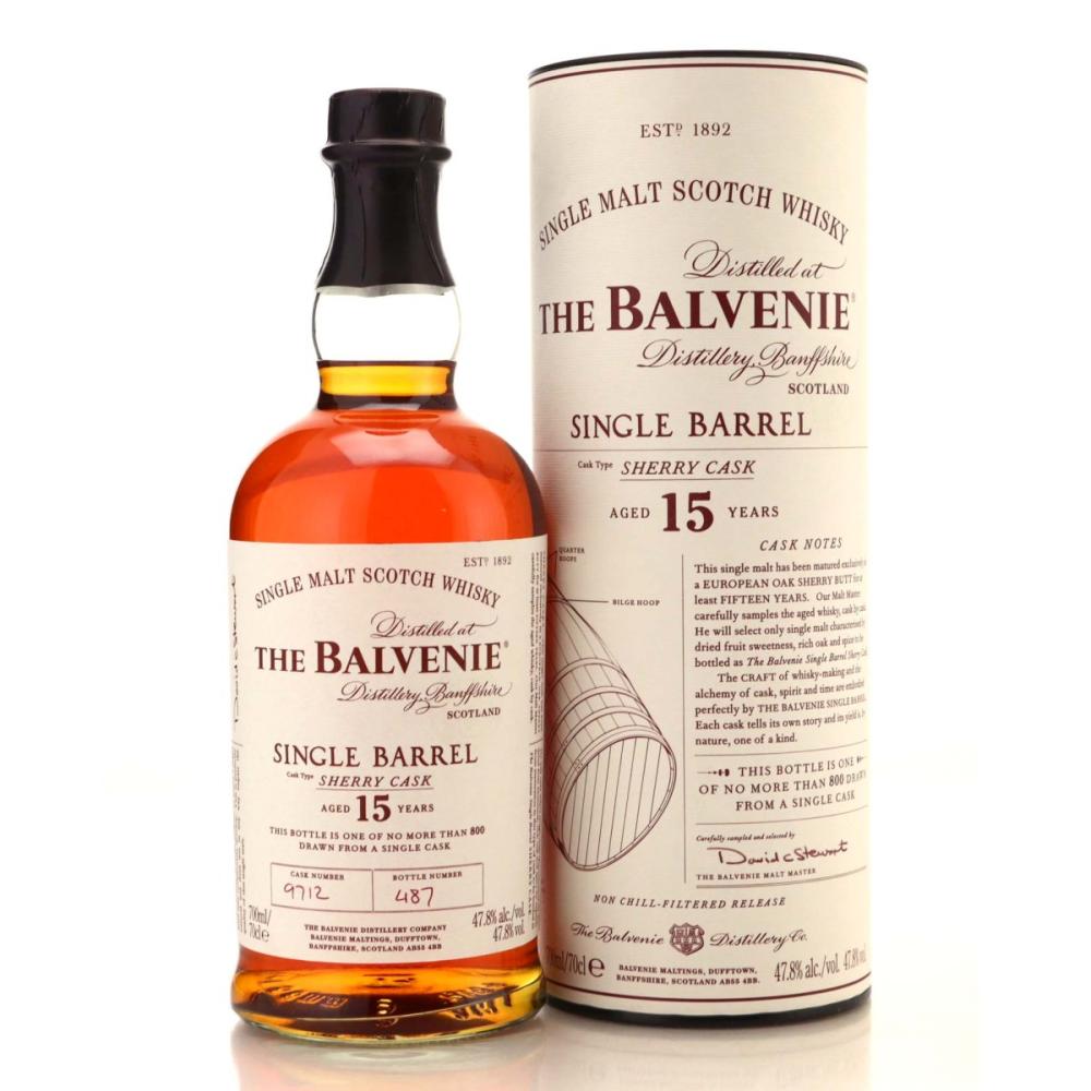 Balvenie 15 Year Old Sherry Cask Single Barrel #9712