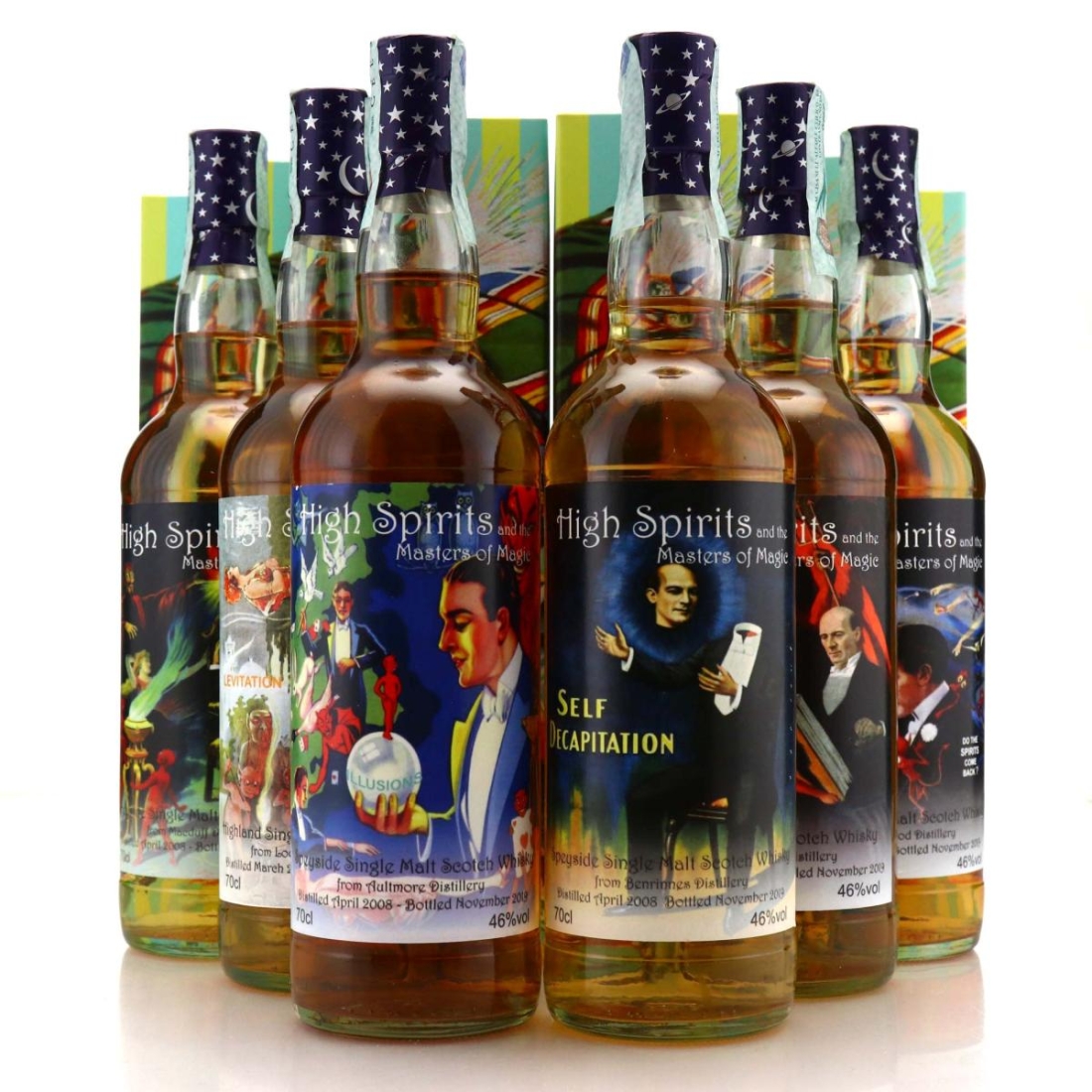 High Spirits Masters of Magic Collection 6 x 70cl