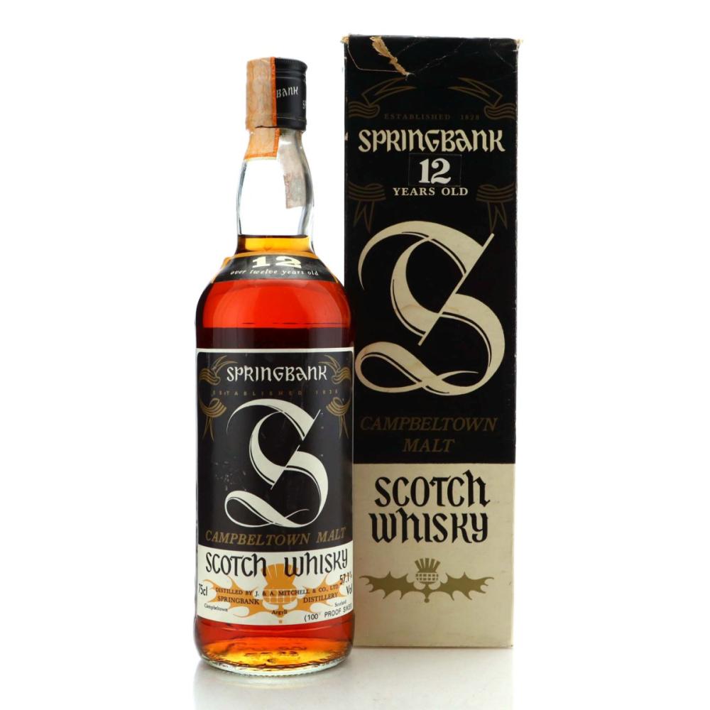 Springbank 12 Year Old Cask Strength Sherry Casks 1980s / Samaroli Import