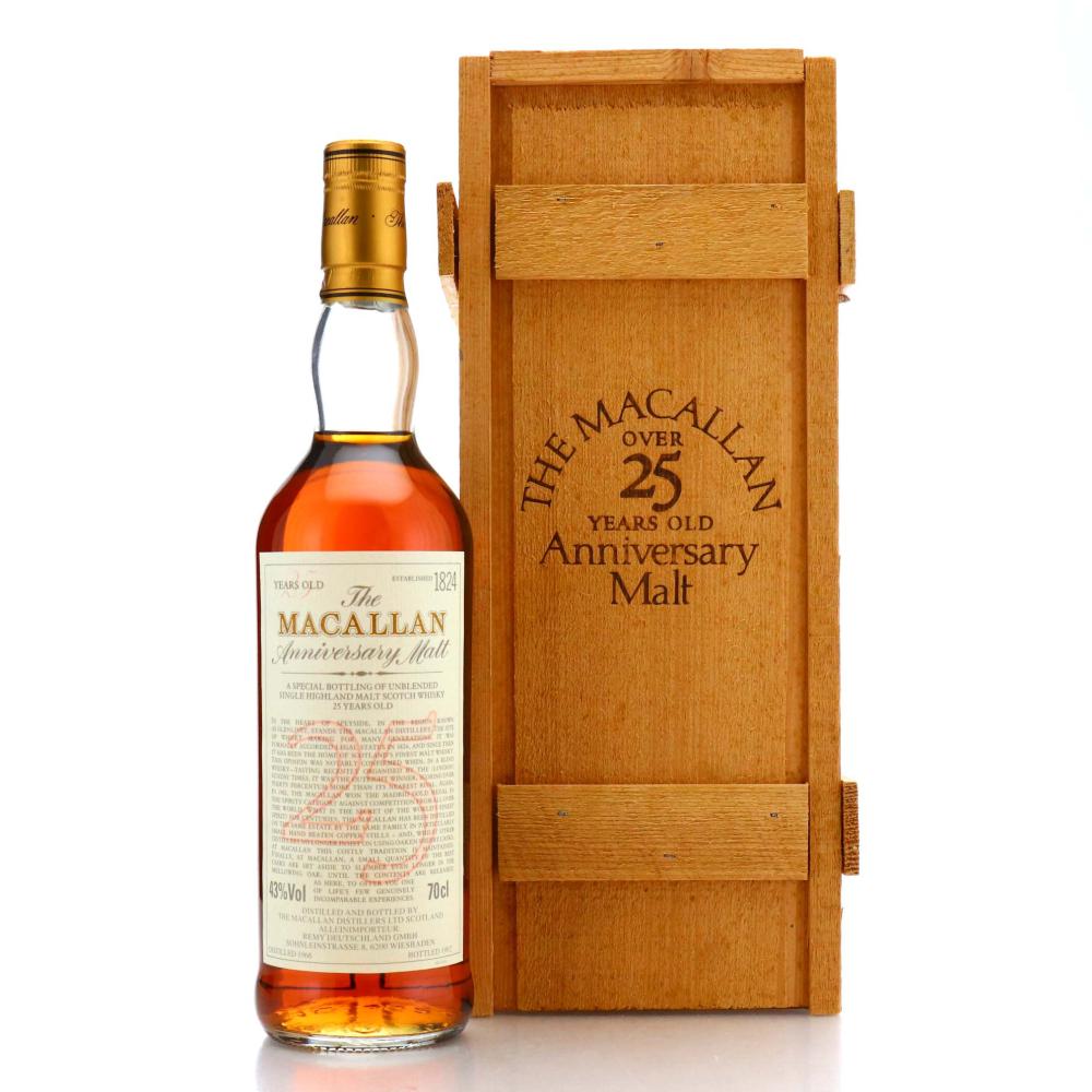 Macallan 1966 Anniversary Malt 25 Year Old / Remy Deutschland Import