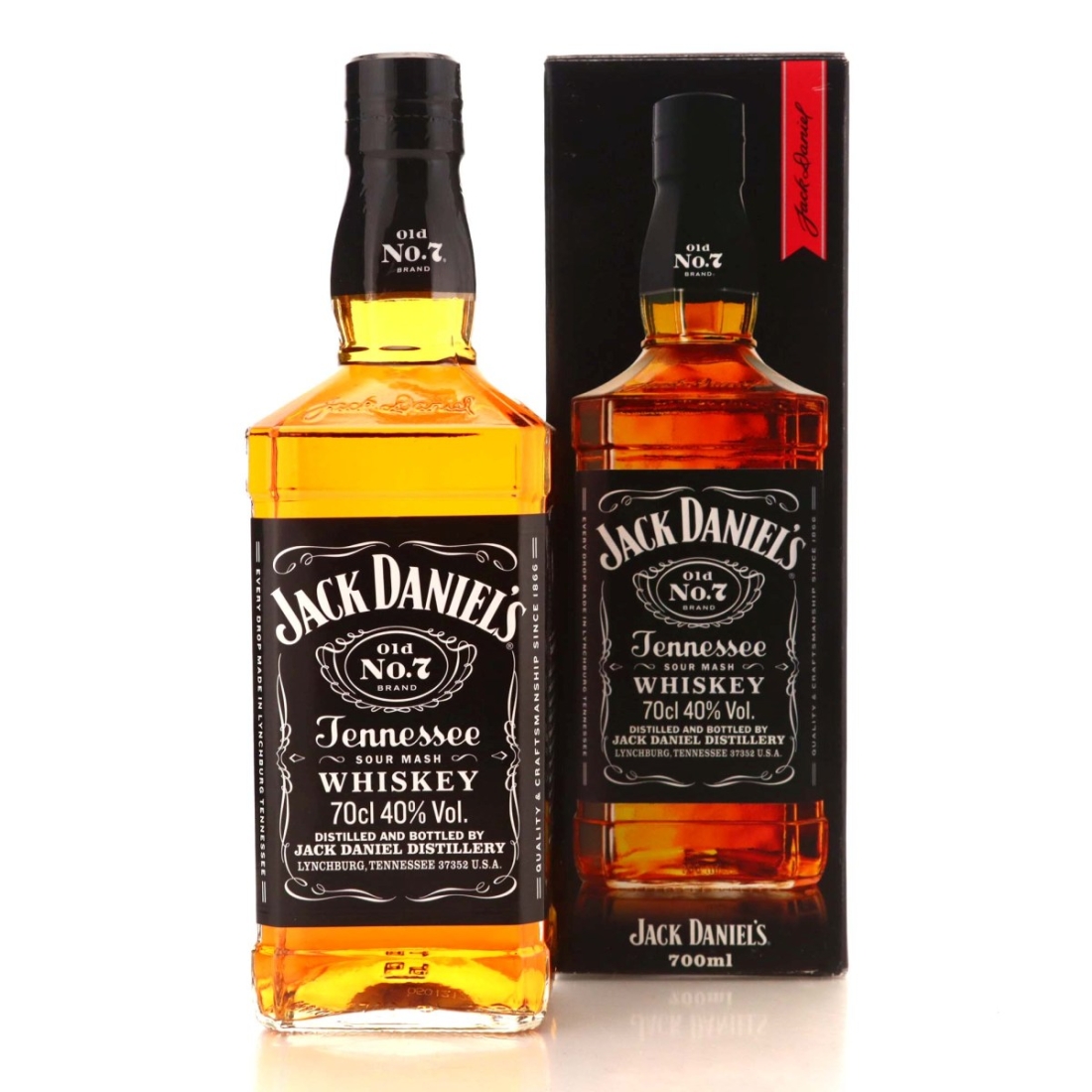 Jack Daniel's Old No.7 Brand 80 Proof 70cl
