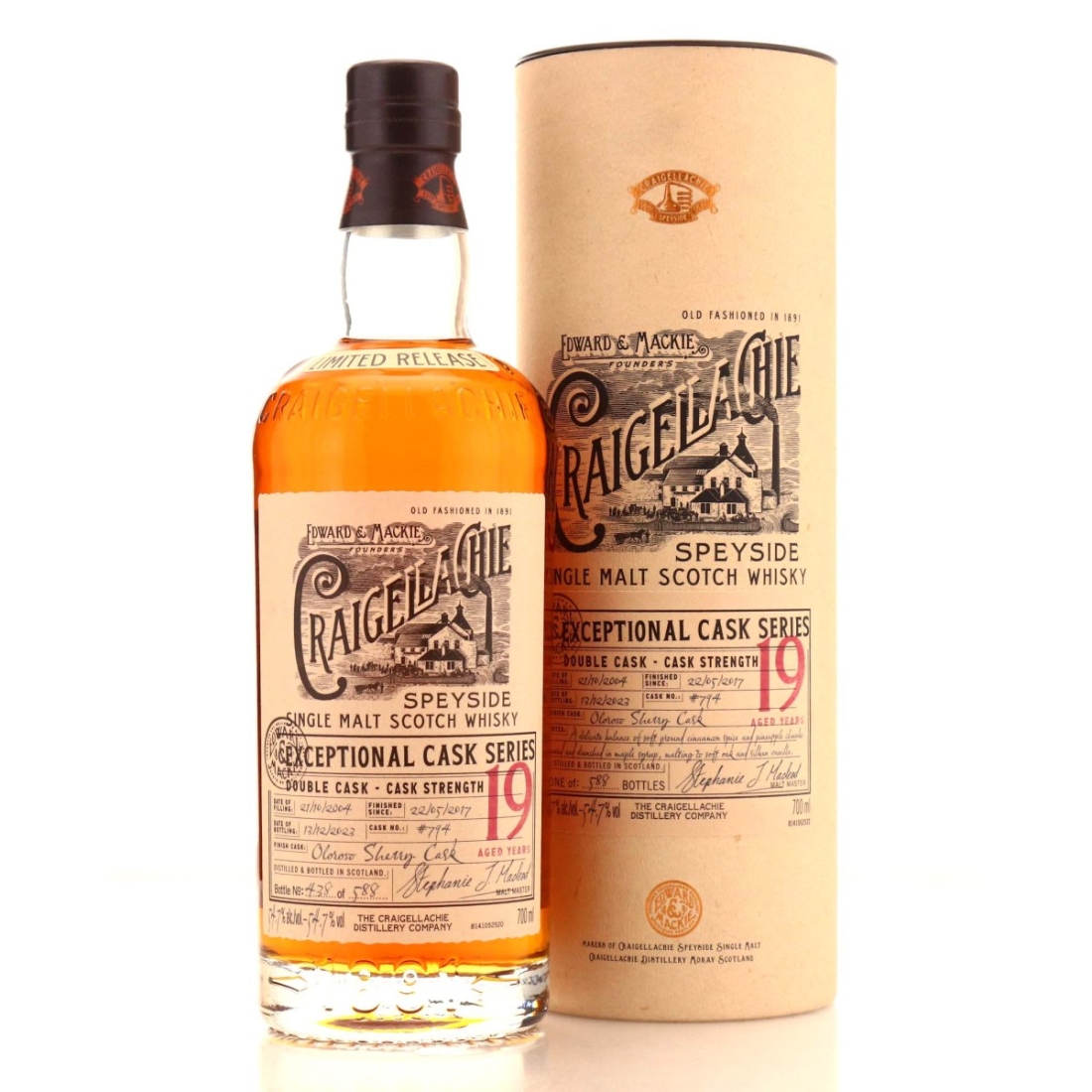 Image for Craigellachie 2004 Exceptional Cask 19 Year Old #794
