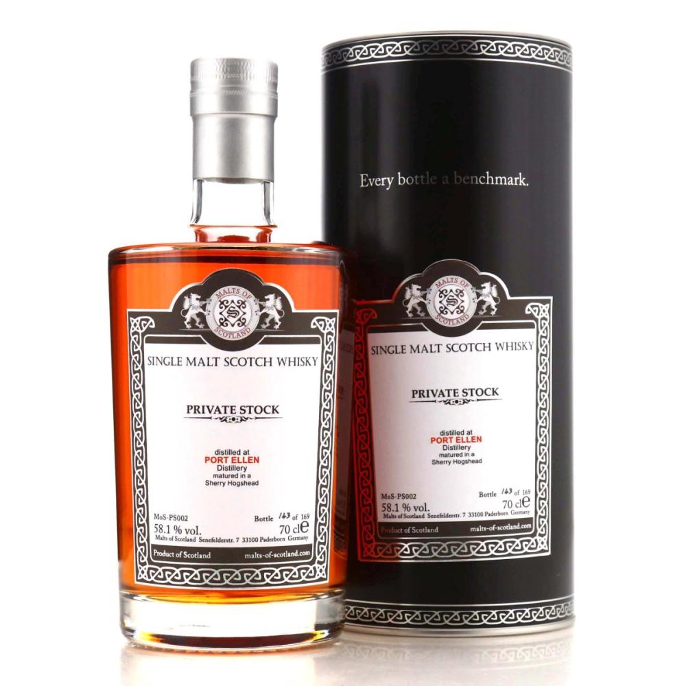Port Ellen Single Malts of Scotland Sherry Hogshead / Private Stock