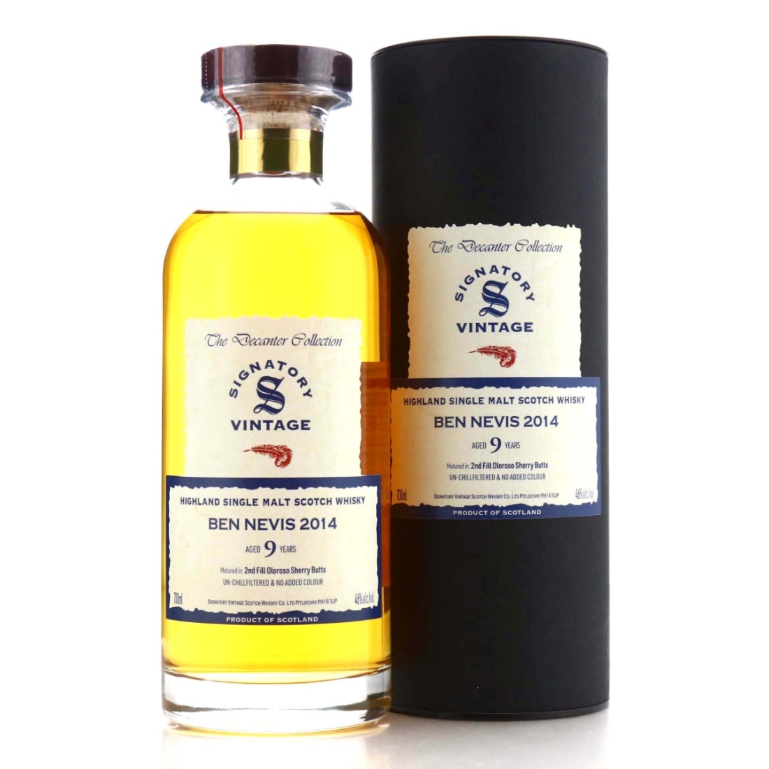 Ben Nevis 2014 Signatory Vintage 9 Year Old Decanter Collection