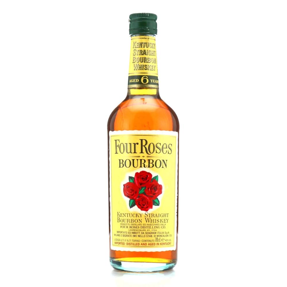 Four Roses 6 Year Old Kentucky Straight Bourbon 70cl 1990s / Seagram Import