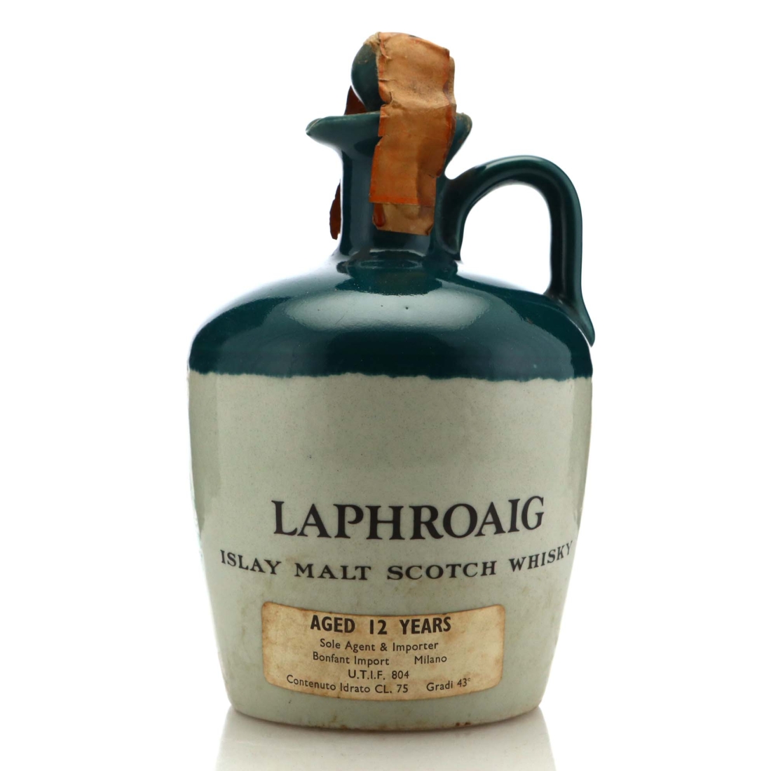 Laphroaig 12 Year Old Decanter 1970s / Bonfanti Import
