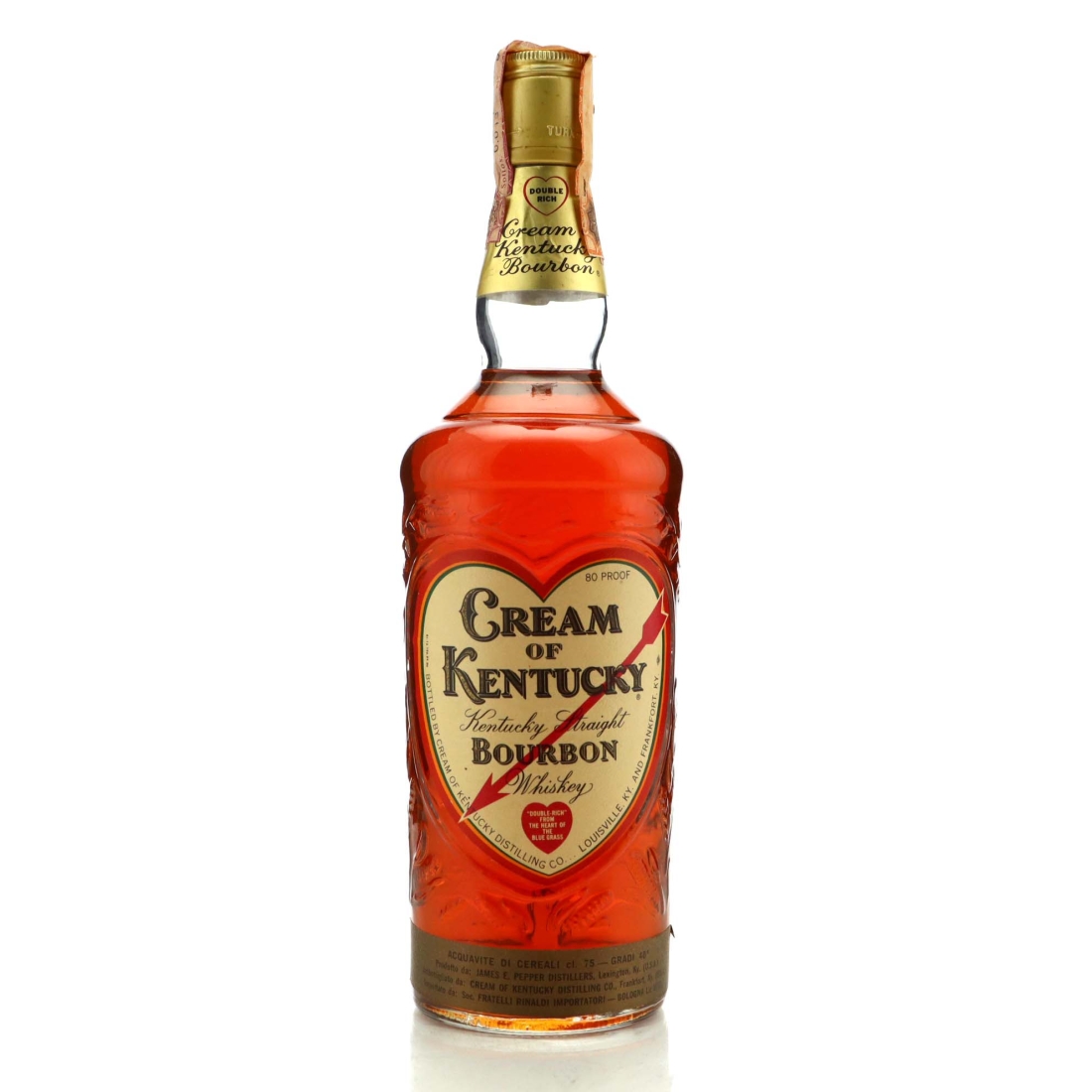 Cream of Kentucky Double Rich Bourbon 1970s / Rinaldi Import