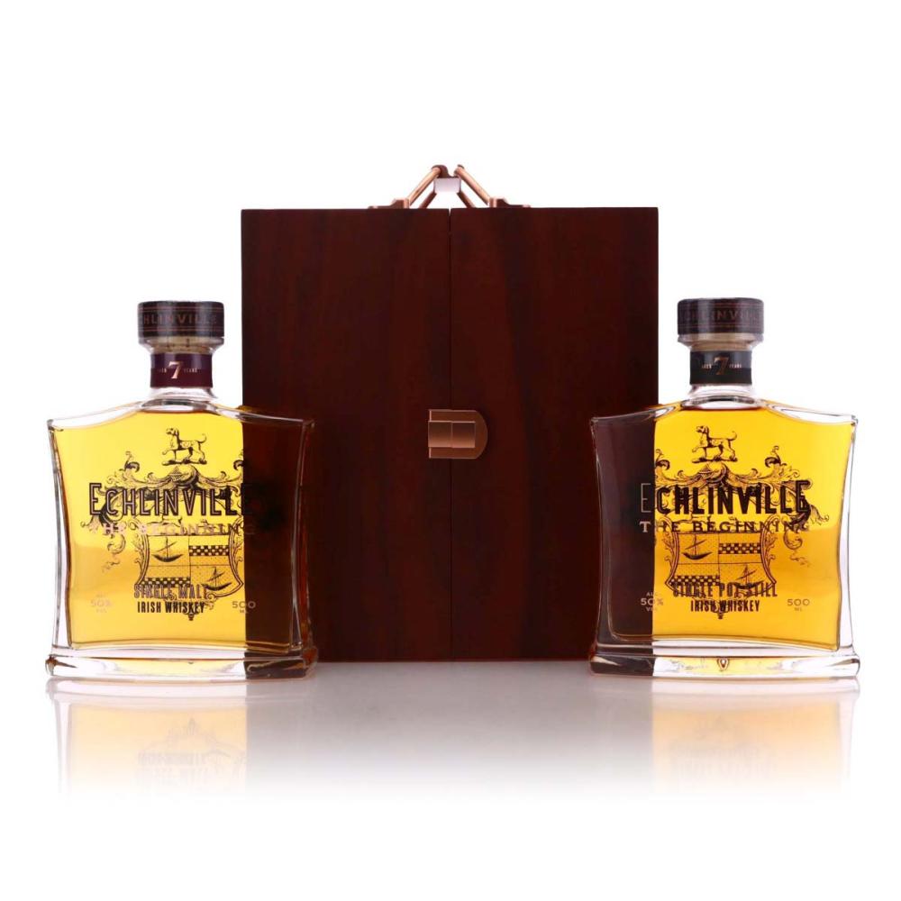 Echlinville 'The Beginning' Single Malt Irish Whiskey Gift Set 2 x 50cl