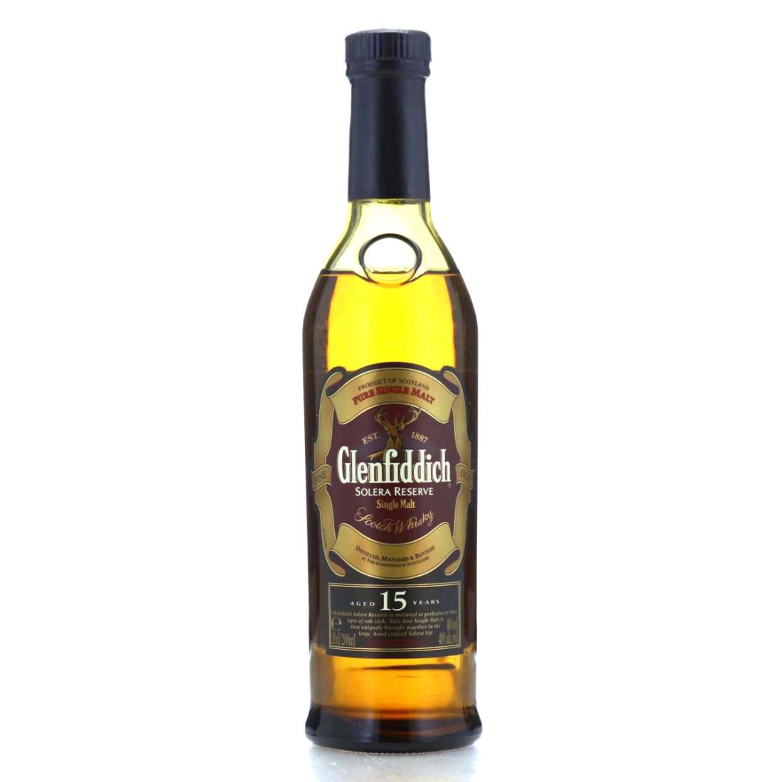 Glenfiddich 15 Solera Reserve 20cl Pre 2007