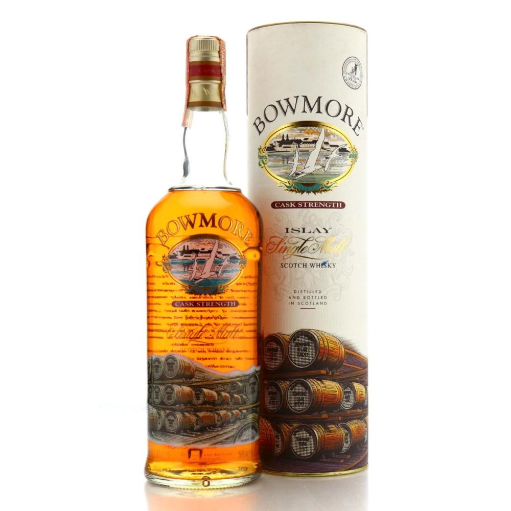 Bowmore Cask Strength Screen Print 1 Litre 1990s