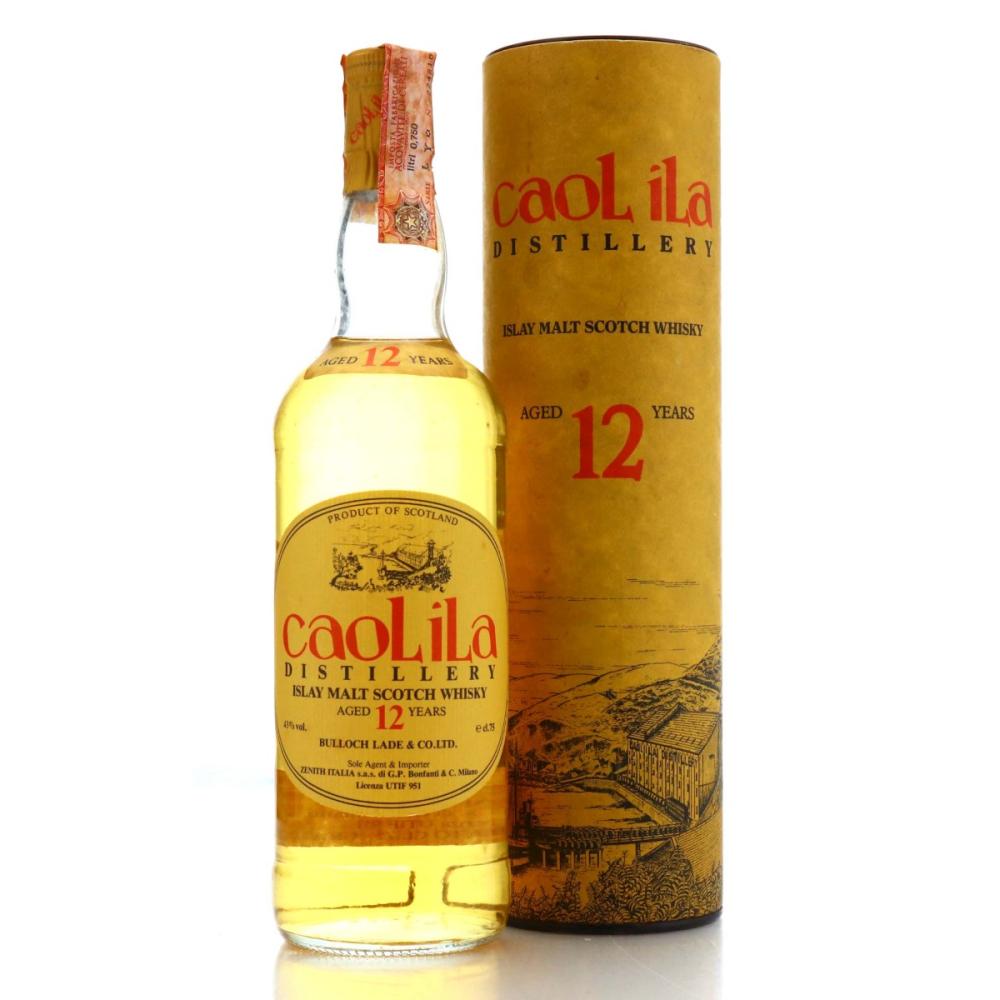 Caol Ila 12 Year Old Bulloch Lade 1980s / Zenith Import