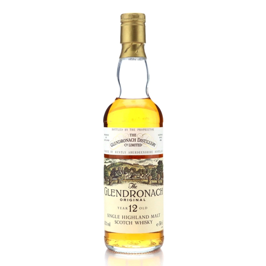 Glendronach 12 Year Old Original 50cl 1980s