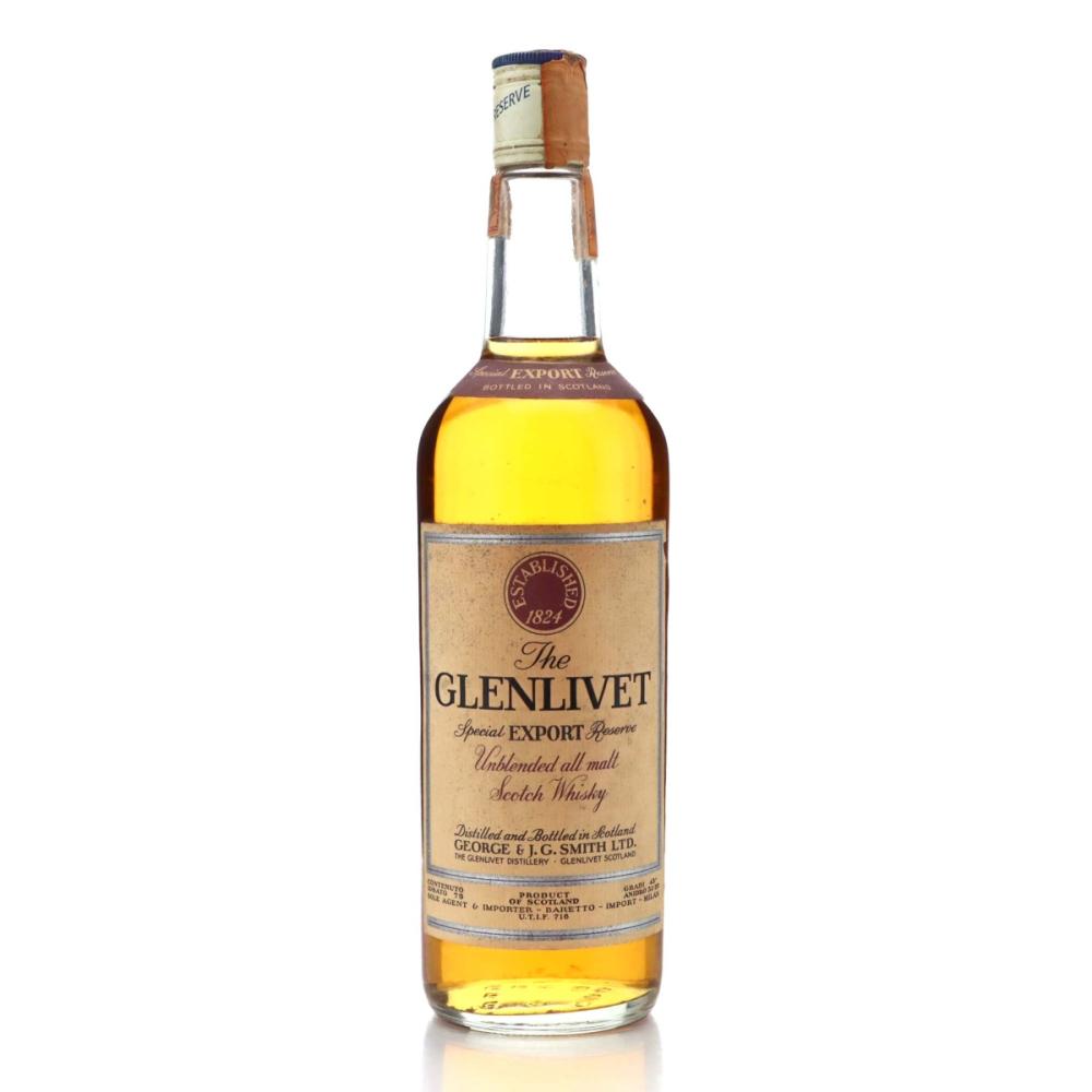 Glenlivet Special Export Reserve 1970s / Baretto Import