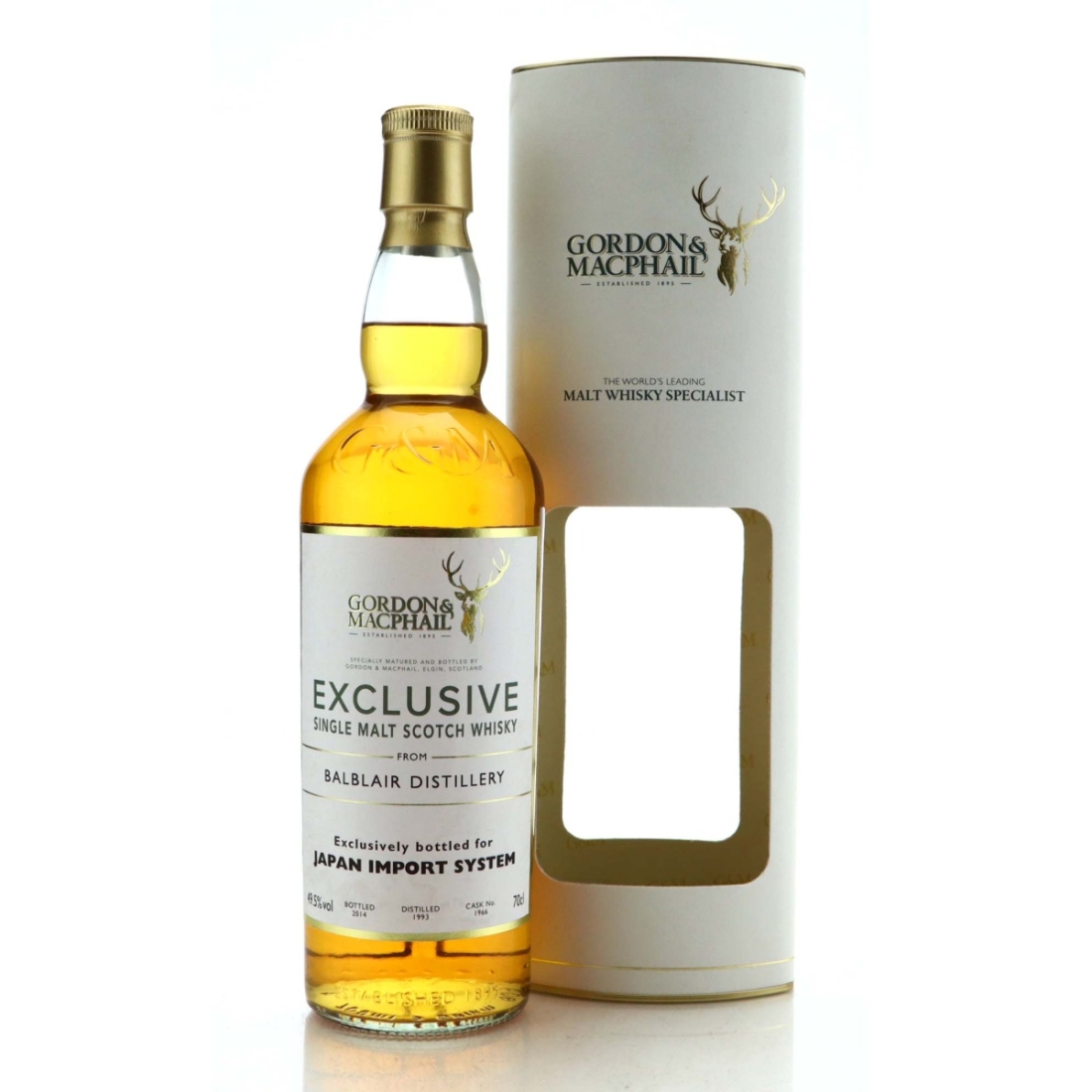 Balblair 1993 Gordon and MacPhail Exclusive / Japan Import System