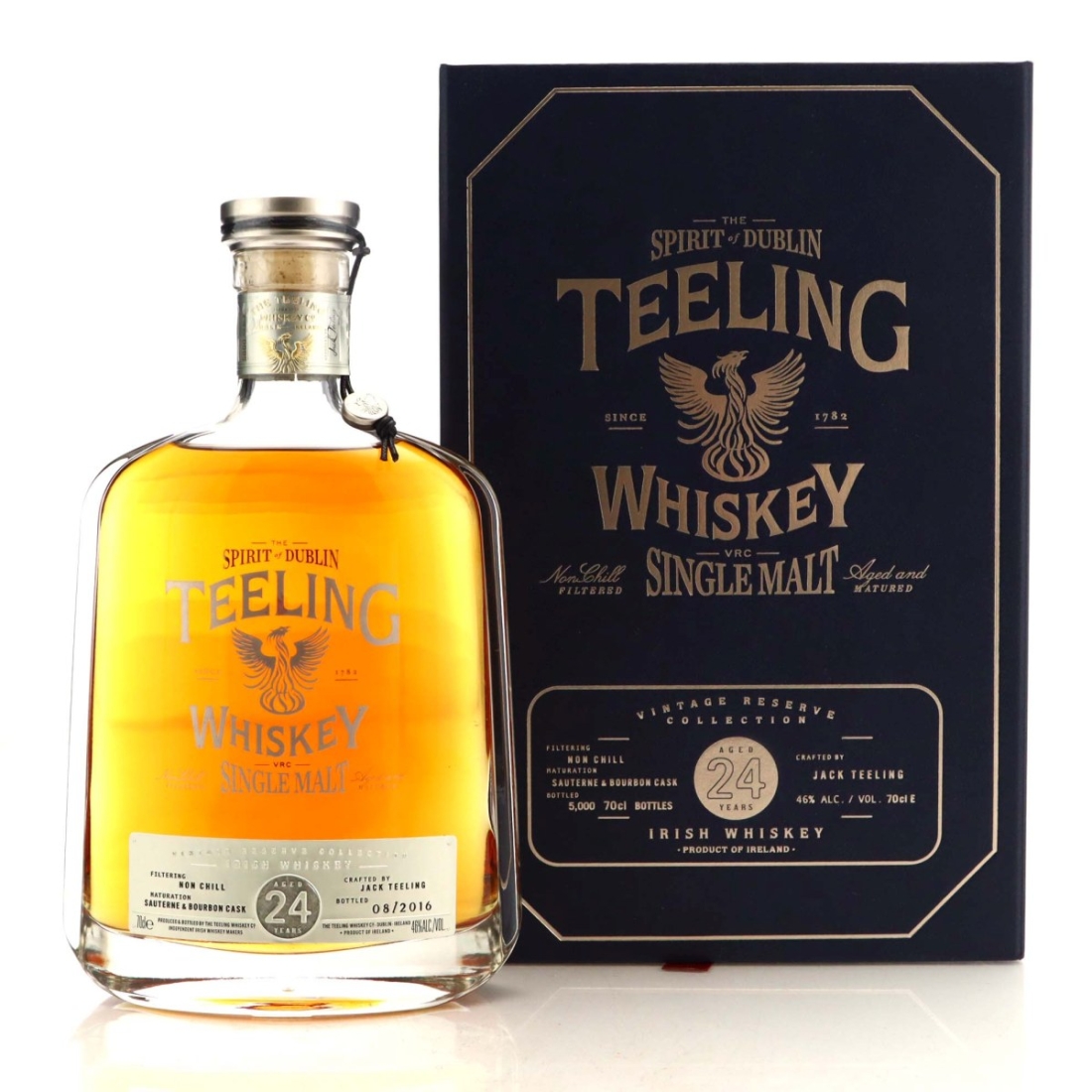 Teeling 24 Year Old Vintage Reserve Single Malt 2016 / Bourbon & Sauternes