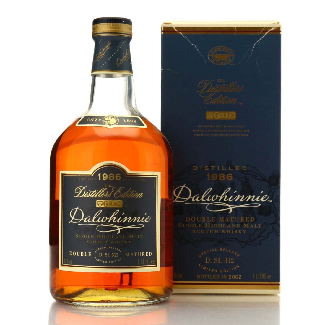 Dalwhinnie 1986 Distillers Edition D.SI.312 1 Litre