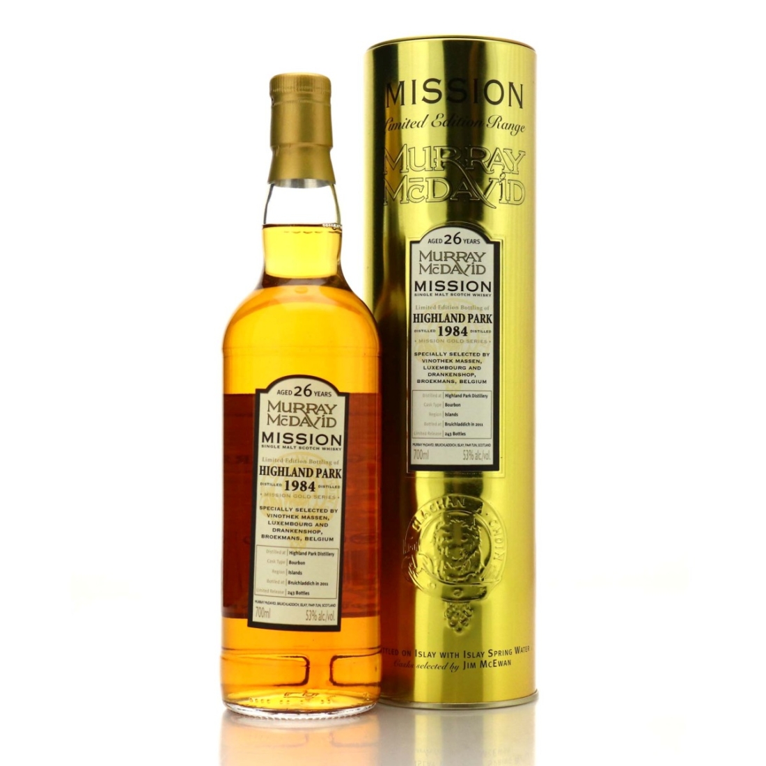Highland Park 1984 Murray McDavid 26 Year Old / Vinothek Massen & Drankenshop Brokemans
