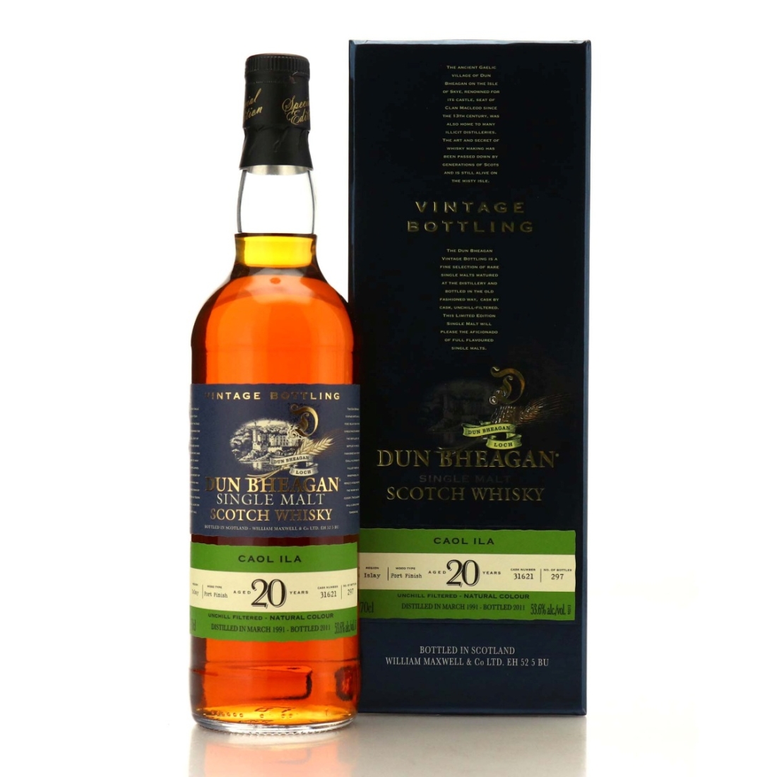 Caol Ila 1991 Dun Bheagan 20 Year Old
