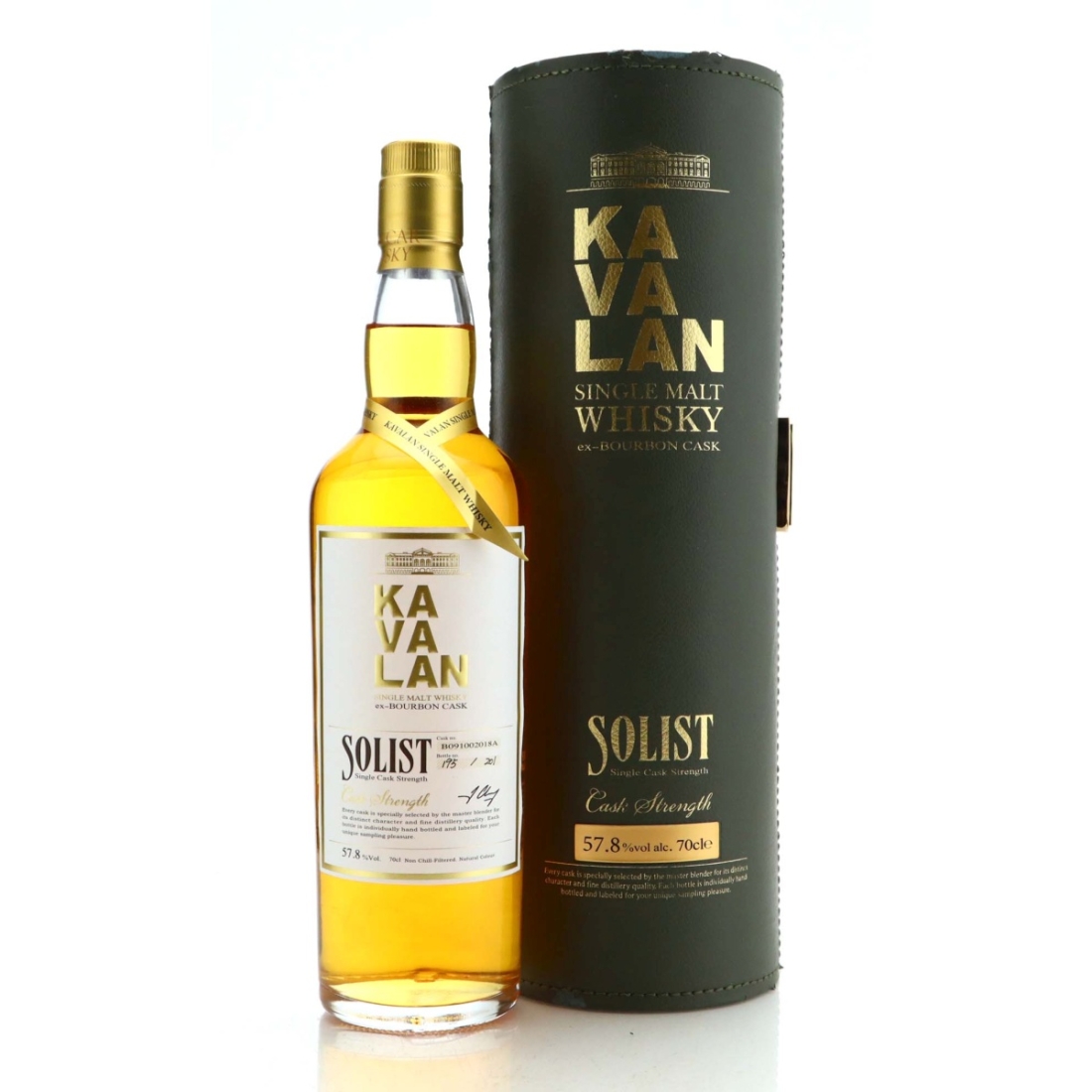 Kavalan 2009 Solist Bourbon Cask #018A
