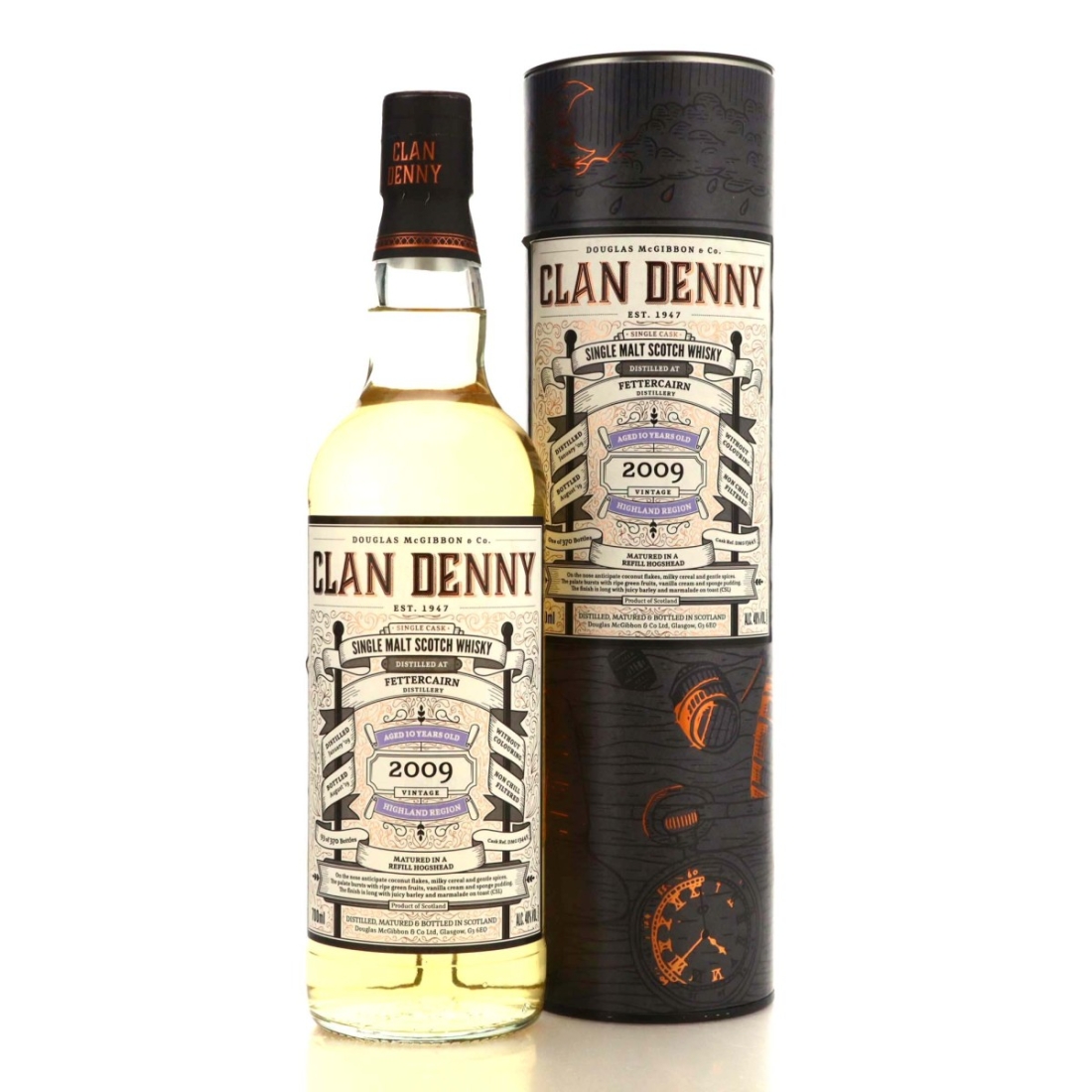 Fettercairn 2009 Clan Denny 10 Year Old
