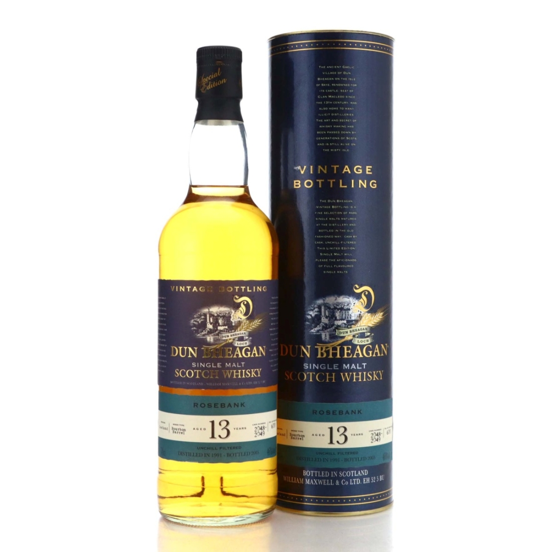Rosebank 1991 Dun Bheagan 13 Year Old