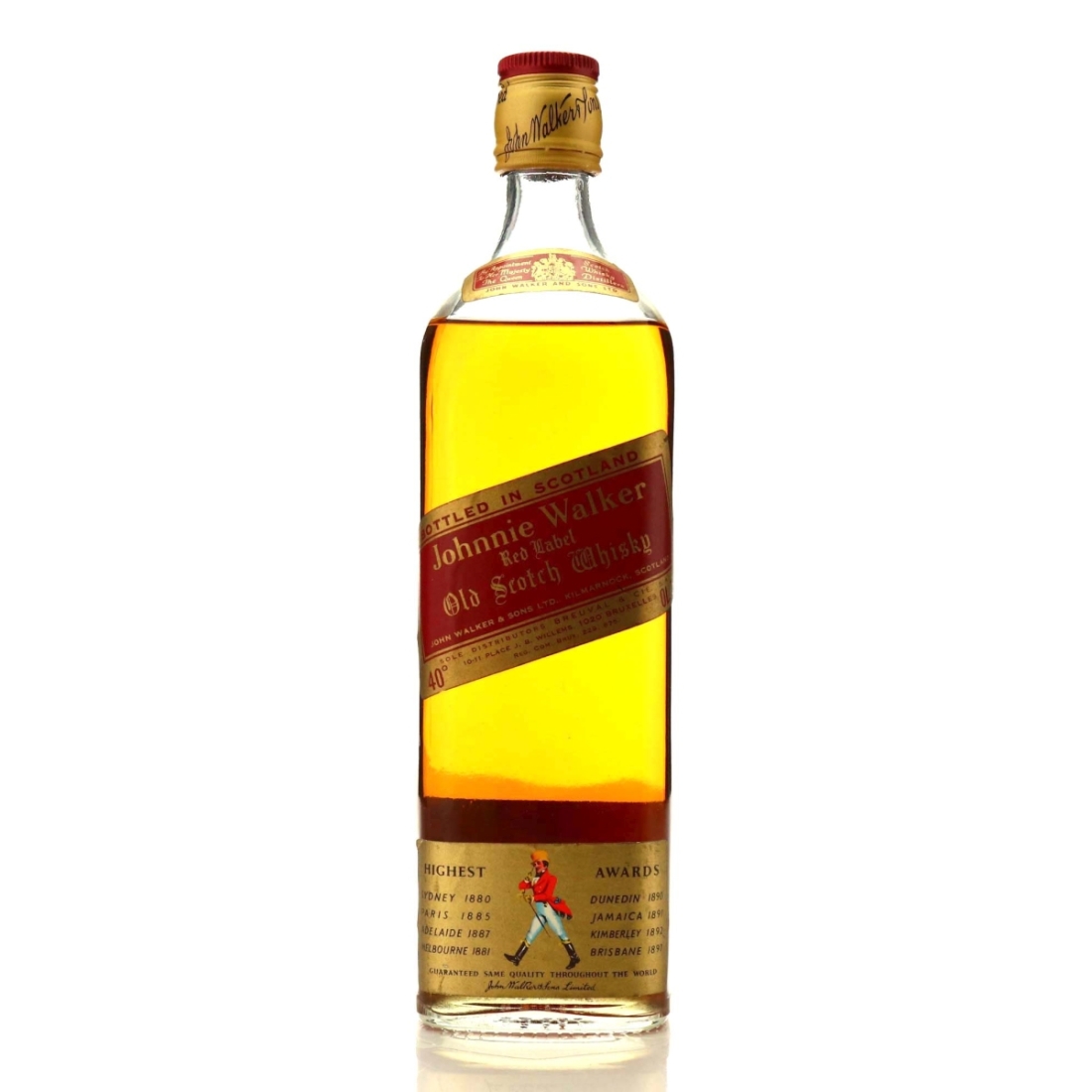 Johnnie Walker Red Label 1976 / Belgian Import