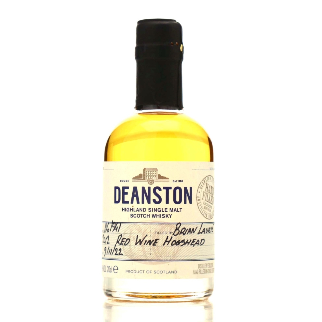 Deanston 2012 Hand Filled Red Wine Cask 20cl