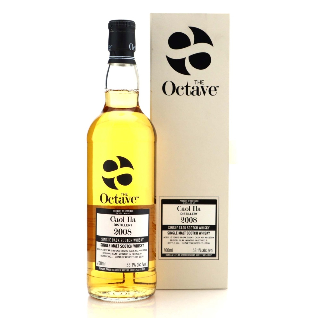 Caol Ila 2008 Duncan Taylor 10 Year Old The Octave