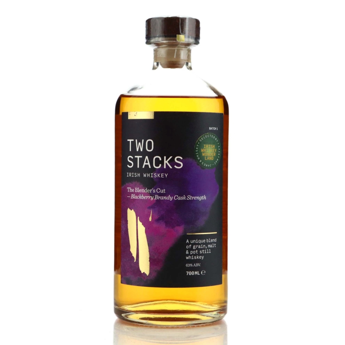 Two Stacks Blackberry Brandy Finish Irish Whiskey