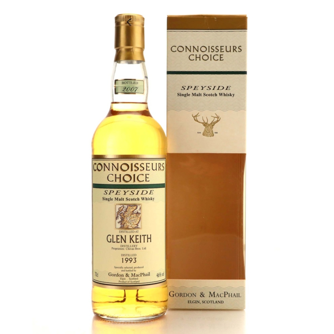 Glen Keith 1993 Gordon and MacPhail bottled 2007