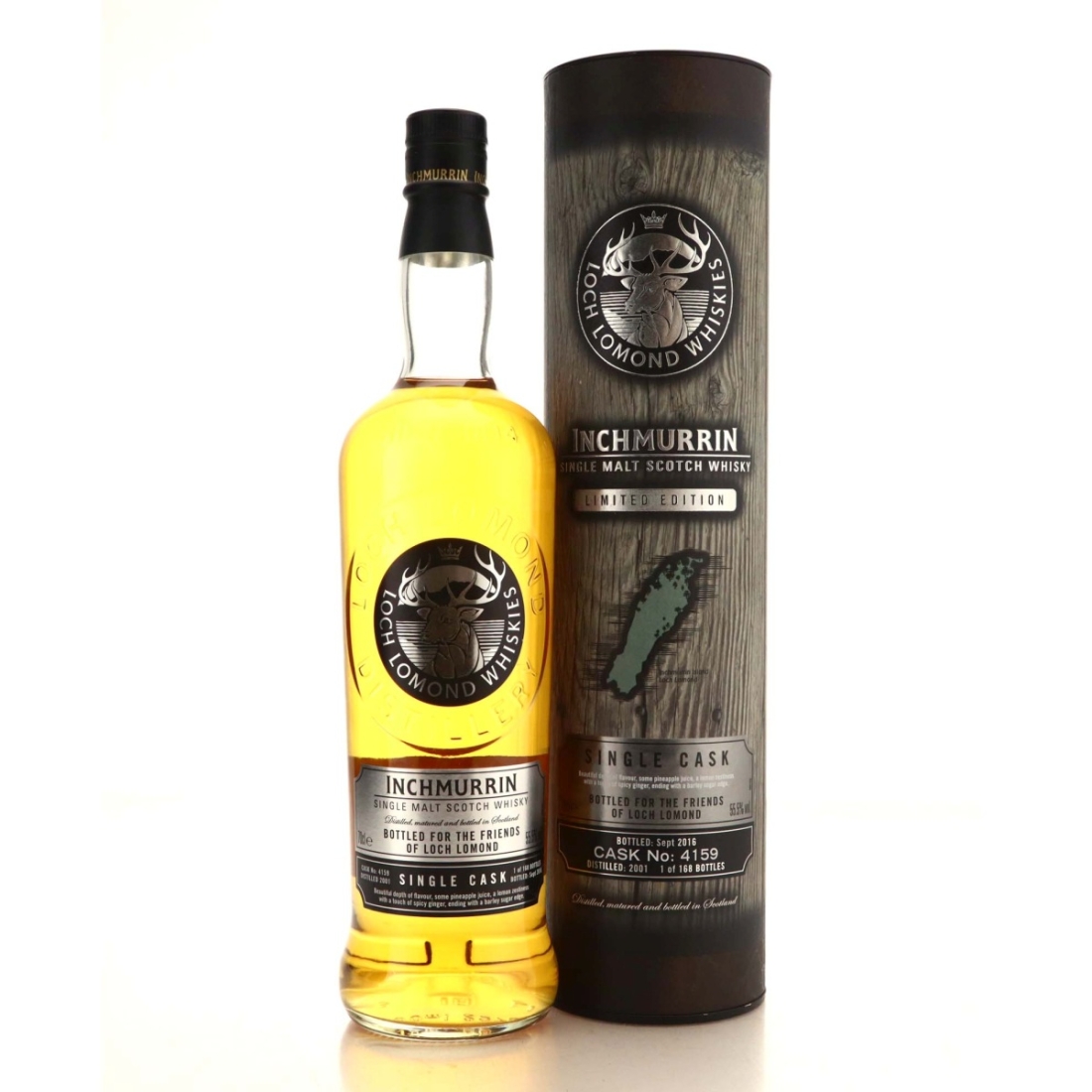 Inchmurrin 2001 Single Cask #4159 / The Friends of Lochmond