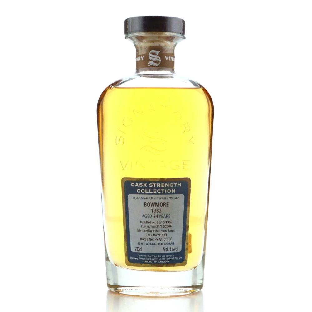 Bowmore 1982 Signatory Vintage 24 Year Old Cask Strength