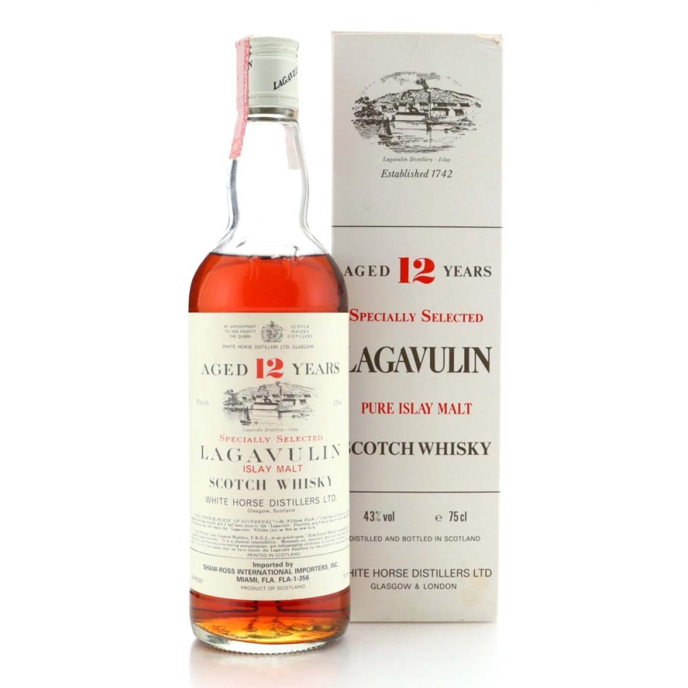 Lagavulin 12 Year Old White Horse early 1980s / US Import