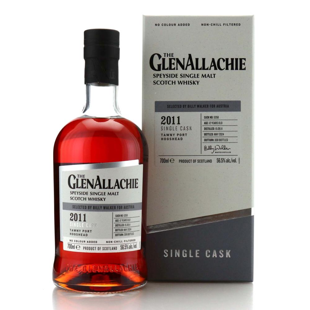 Glenallachie 2011 Single Port Cask 12 Year Old #5358 / Austria