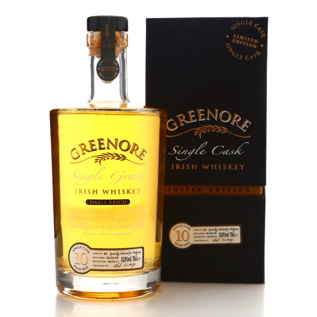 Greenore 10 Year Old Single Grain / Belgium Exclusive