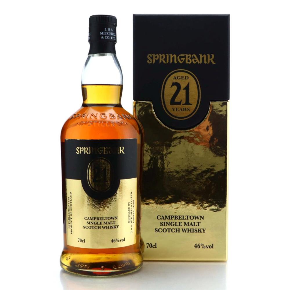Springbank 21 Year Old / Signed