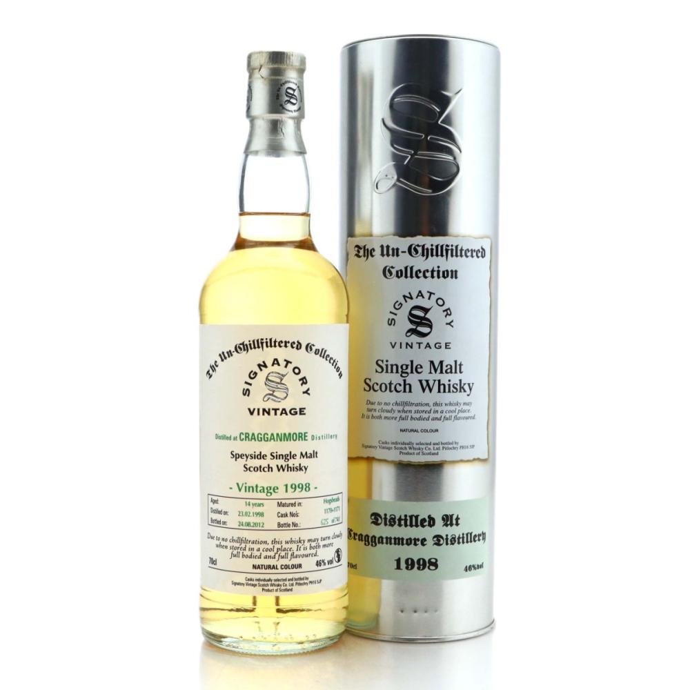 Cragganmore 1998 Signatory Vintage 14 Year Old