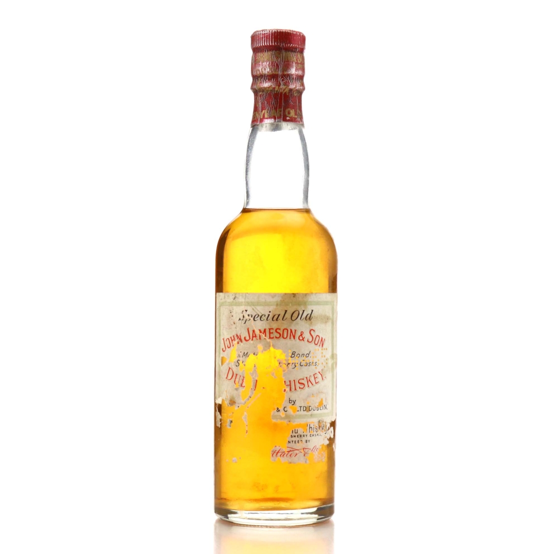 John Jameson & Son Special Old Sherry Cask 10 Year Old circa 1940s
