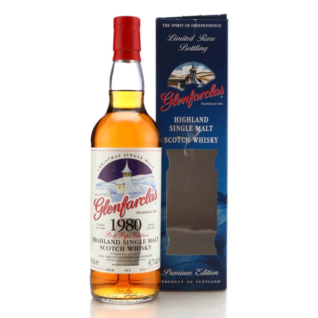 Glenfarclas 1980 Christmas Edition / Hanseatische Import