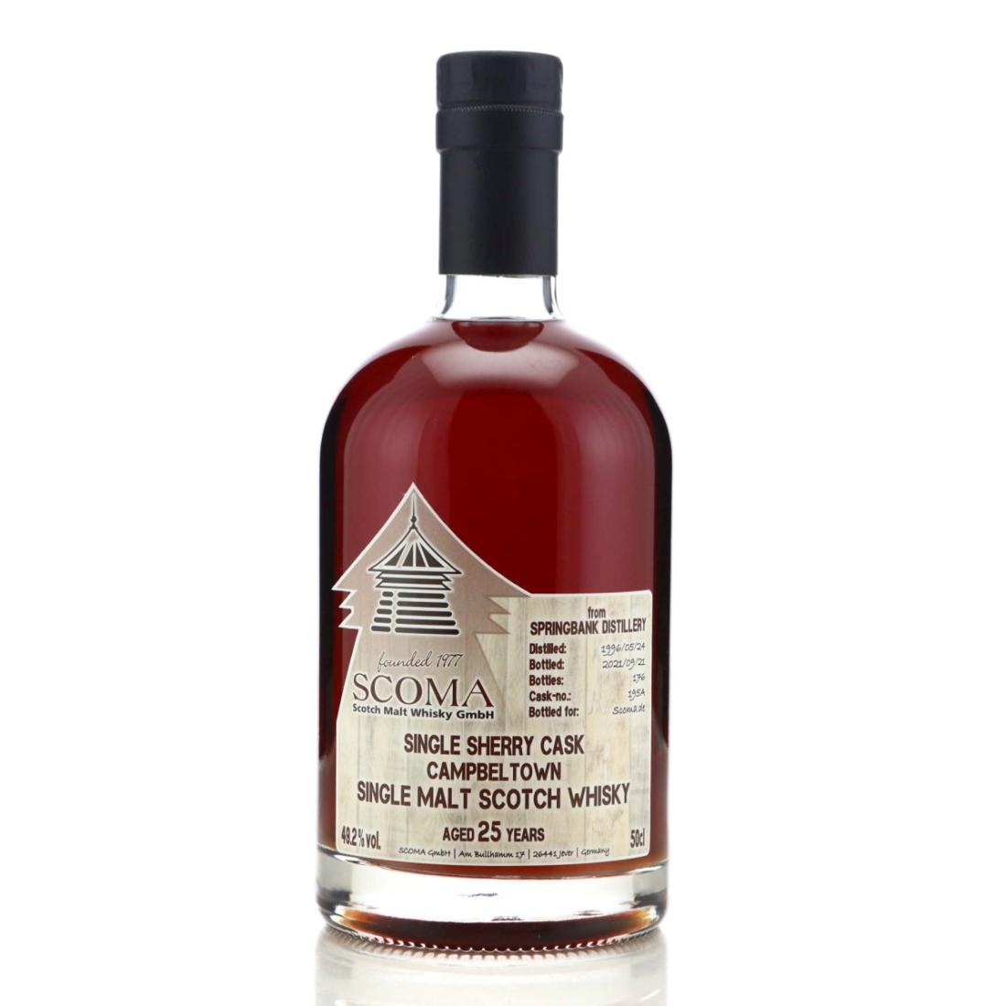 Springbank 1996 Scoma 25 Year Old 50cl Whisky | Whisky Auctioneer