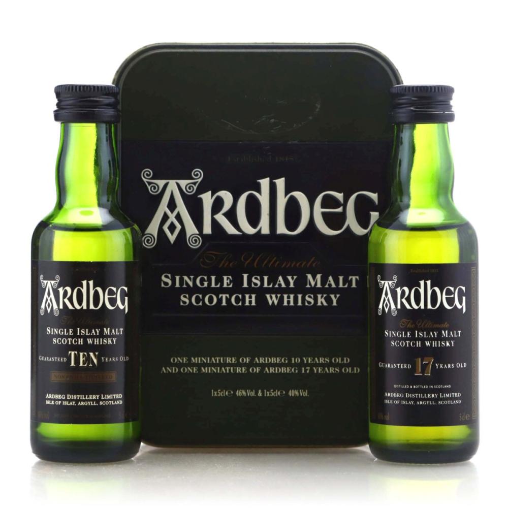 Ardbeg 10 & 17 Year Old Miniature Gift Set 2 x 5cl