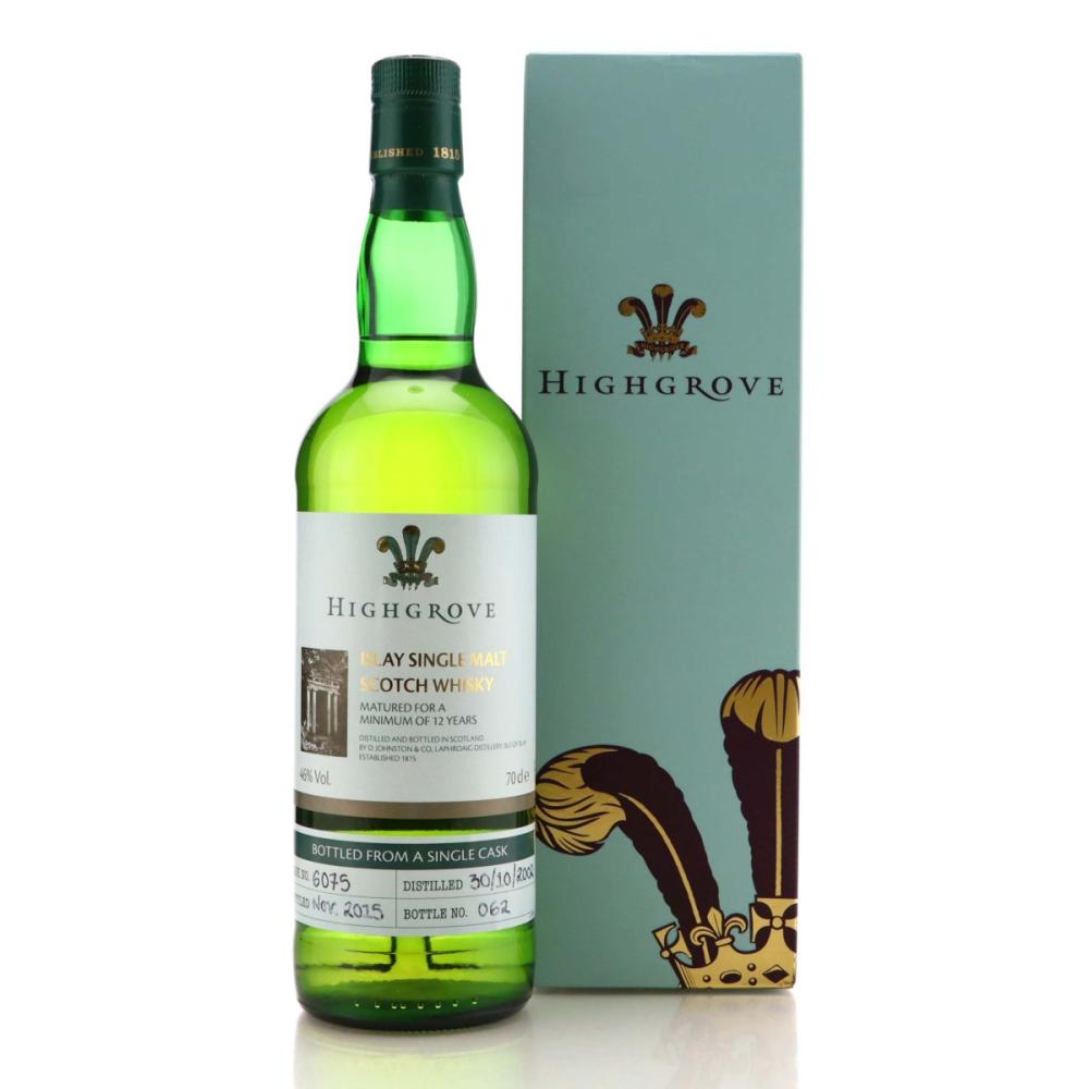 Laphroaig 2002 Highgrove 12 Year Old Single Cask #6075