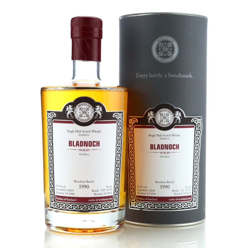 Bladnoch 1990 Malts of Scotland Bourbon Barrel #MoS 12019