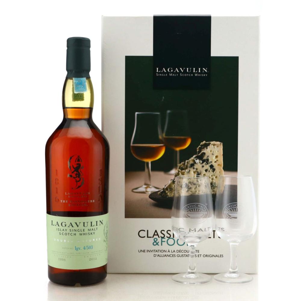 Lagavulin 1998 Distillers Edition lgv.4/503 Classic Malts & Food Gift Pack