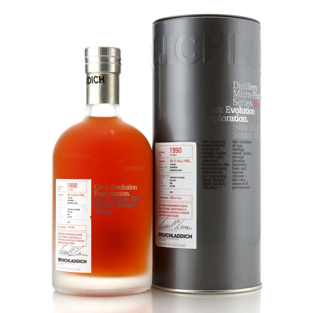 Bruichladdich 1990 Micro Provenance Single Cask #622 20 Year Old 