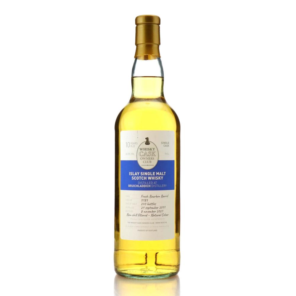 Bruichladdich 2011 Private Cask 10 Year Old #3183 / The Whisky Cask Owners Club