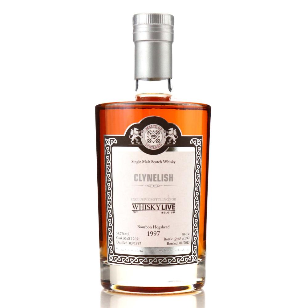 Clynelish 1997 Malts of Scotland Bourbon Hogshead 15 Year Old #12051 / Whisky-Live Belgium