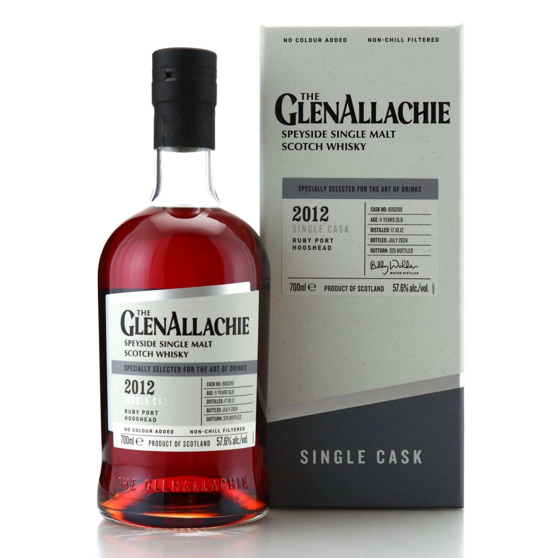 Glenallachie 2012 Single Ruby Port Cask 11 Year Old #806299 / The Art Of Drinks